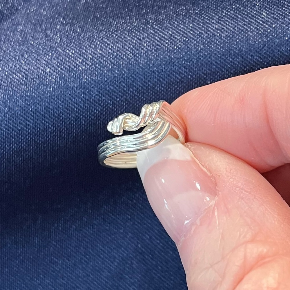 NWT Sterling Adjustable Toe Ring